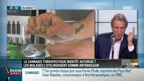 "J'utilise le cannabis en huile, en lotion et en ingestion, contre les douleurs de ma maladie (...) Depuis que je l'utilise je n'ai plus besoin d'Oxynorm"