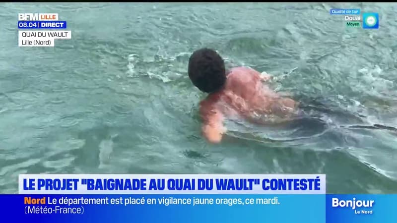 A Lille, se baigner au quai du Wault pourrait être possible en 2028.