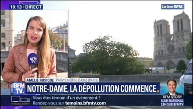 Notre-Dame: les travaux de dépollution commencent ce mardi