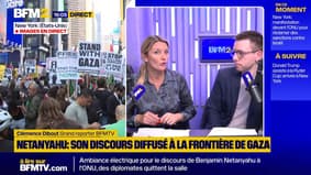 Le discours de Benjamin Netanyahu diffusé à la frontière avec Gaza via des haut-parleurs