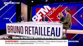 Violences urbaines à Mâcon: "Nous allons envoyer des forces de l'ordre supplémentaires", affirme Bruno Retailleau