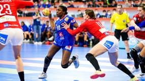 Grace Zaadi lors de France-Danemark