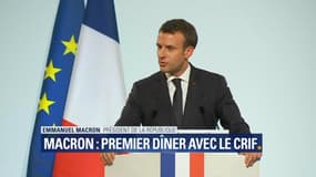Au dîner du Crif, Macron évoque le statut de Jérusalem