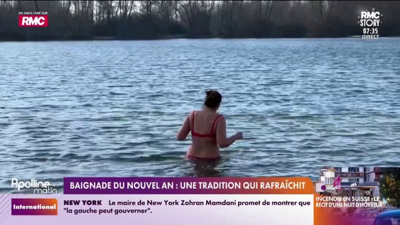 Baignade du Nouvel An : une tradition qui rafraîchit