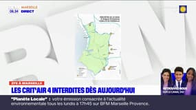 ZFE à Marseille: les véhicules Crit'Air 4 interdits dès ce vendredi