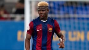 Mikayil Faye avec la réserve du FC Barcelone