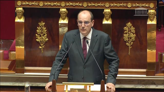 Jean Castex le 15 juillet 2020 à l'Assemblée nationale