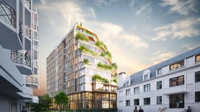 L'immeuble en bois devrait être érigé à Rennes.