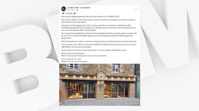 Les propriétaires de la boulangerie ont fait part de leur histoire sur Facebook.