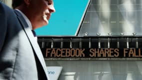 Le titre Facebook a perdu la moitié de sa valeur depuis l’introduction en Bourse en mai 2012