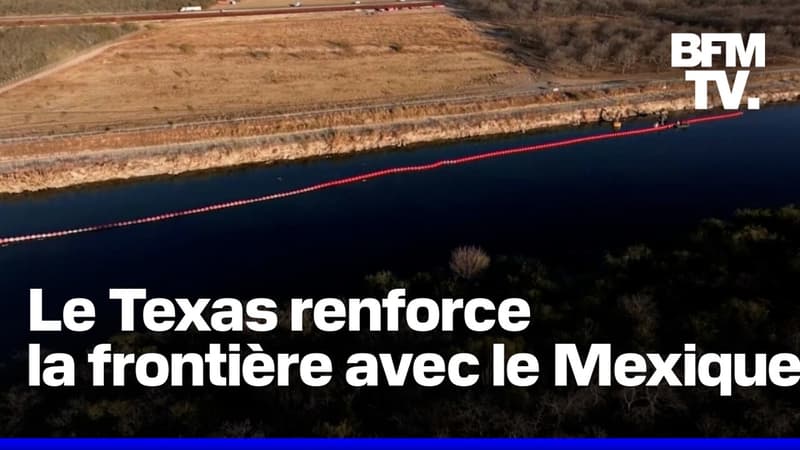 États-Unis: le Texas renforce sa frontière avec le Mexique à l'aide de bouées sur les rives du Rio Grande