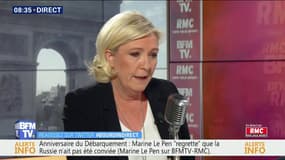 Marine Le Pen encense Donald Trump