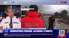 Inondations: "On est en mesure de partir si l'Espagne souhaite que nous intervenions", indique le porte-parole de la Sécurité civile