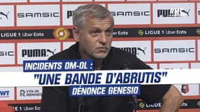 Incidents OM-OL : "Une bande d'abrutis" selon Genesio qui demande à "les mettre définitivement à l'écart"