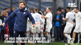 OM: "Je vous remercie", le grand cri d'amour de Villas-Boas à Marseille