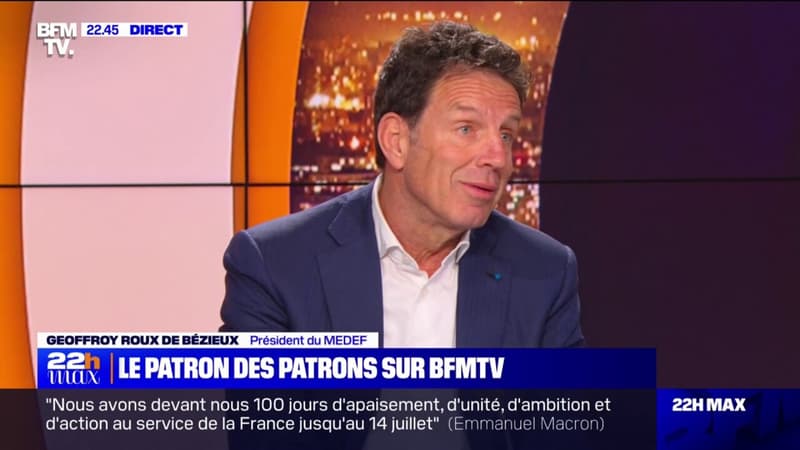 Geoffroy Roux de Bézieux (MEDEF): 