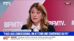 Budget de la Sécurité sociale: "Le vote de mardi prochain, c'est un vote à 10 milliards", assure la porte-parole du gouvernement Maud Bregeon 