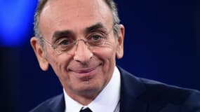 Le candidat d'extrême droite à la présidentielle Eric Zemmour, le 9 février 2022 à Saint-Denis