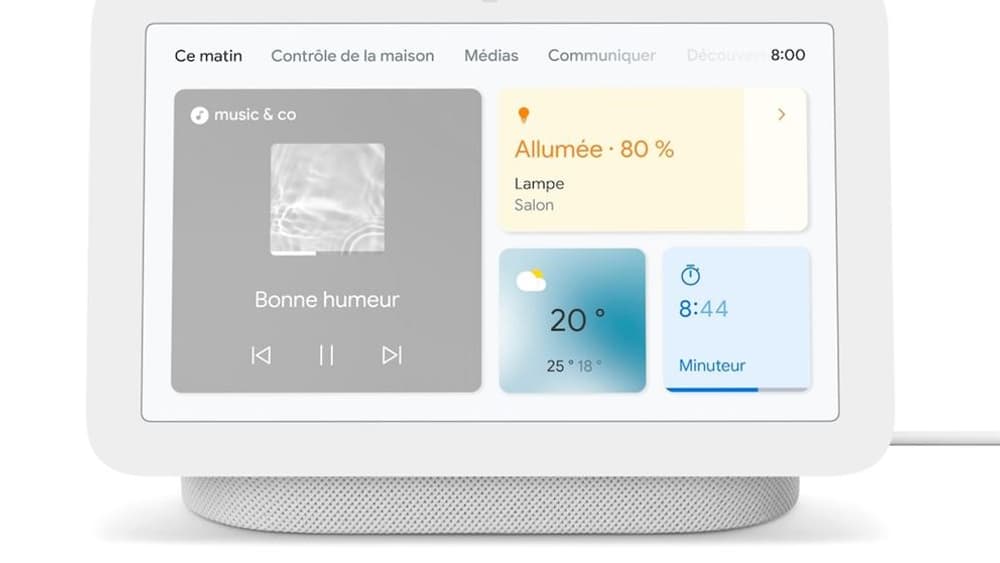 L'écran intelligent Google Nest Hub (2e gen)