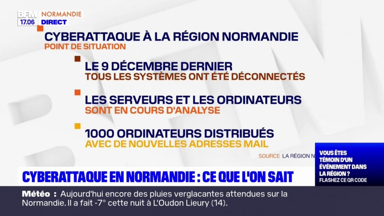 Ce que l'on sait sur la cyberattaque qui touche la Région Normandie