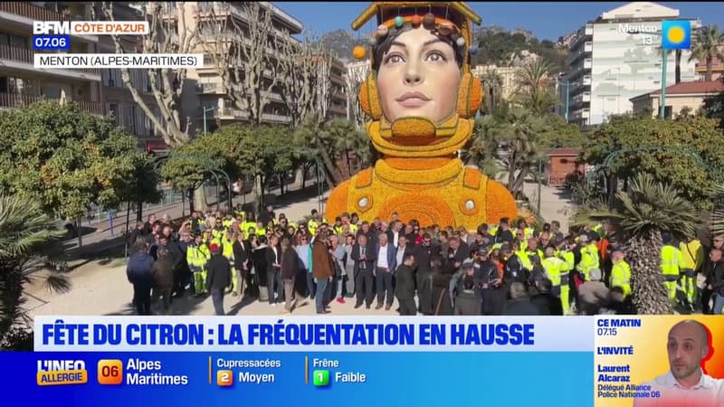 Fête du citron à Menton: une fréquentation record en 2025