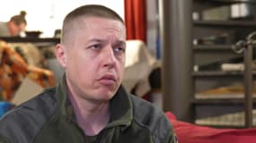 Bogdan, un soldat ukrainien en permission chez ses proches, décembre 2024