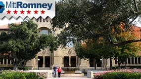 Mitt Romney est diplômé de l'université de Stanford, en Californie.