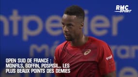 Open Sud de France : Monfils, Goffin, Pospisil... les plus beaux points des demies 