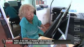 Paris: à 104 ans, cette pianiste sort son 4ème album