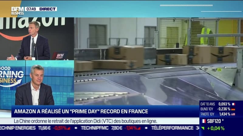 Frédéric Duval (Directeur général d'Amazon France): les données personnelles des marchands tiers "reste sur la marketplace"