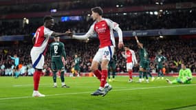 Buteur et passeur, Kai Havertz a profité des erreurs monégasques en fin de match, le 11 décembre 2024, à l'Emirates