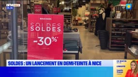 Nice: lancement en demi-teinte pour les soldes