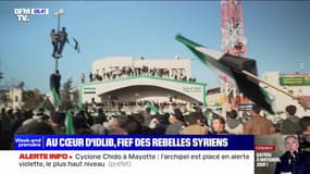 "Vive la libération": Idlib, le fief des rebelles syriens, célèbre la chute du régime de Bachar al-Assad