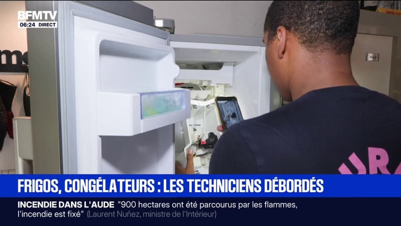 Firgos, congélateurs en panne... Avec la canicule, les techniciens sont débordés