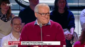 #Trottinette - "j'ai pas envie de me faire rouler dessus par des trottinettes sur les trottoirs !" #JohnnyBlanc #GGRMC