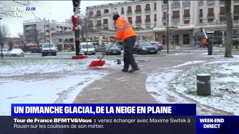 Météo: un dimanche glacial et enneigé