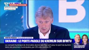 "Depuis très longtemps, on a menti aux Ukrainiens", affirme le porte-parole du Kremlin