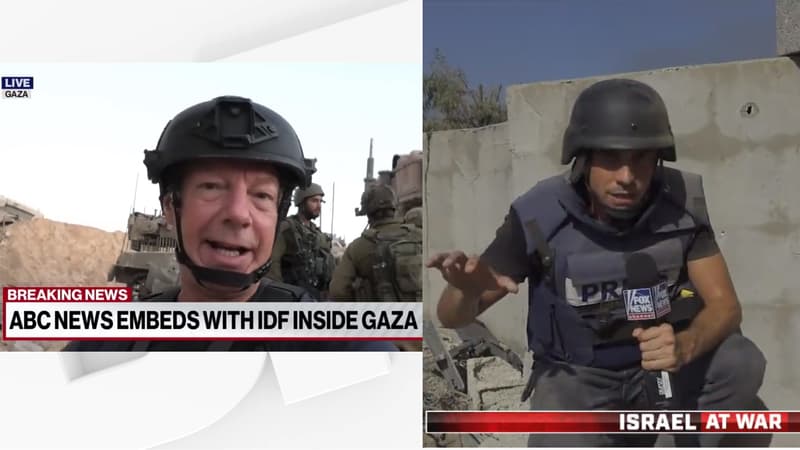 Fox News, ABC... Les premières images de journalistes occidentaux avec l'armée israélienne dans Gaza