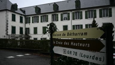 Une vue du collège et du lycée catholique français Le beau rameau, anciennement Notre-Dame-de-Bétharram à Lestelle-Betharram, dans le sud-ouest de la France, le 12 février 2025.