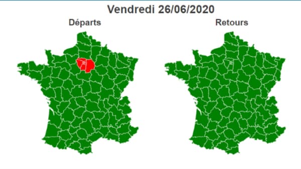 Ce vendredi est classé rouge sur les routes d'Ile-de-France.