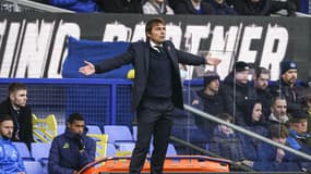 Antonio Conte sur le banc de Tottenham