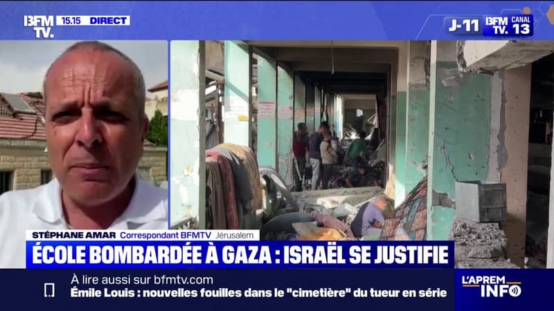 École bombardée à Gaza: Israël dit viser des 