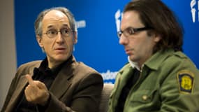 Gérard Biard et Jean-Baptiste Thoret ont plaidé pour un "malentendu" face à la polémique sur le prix attribué à "Charlie Hebdo".