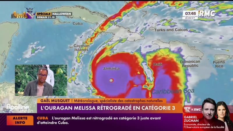 Ouragan Melissa : "Je suis particulièrement inquiet pour Cuba"