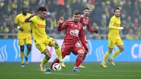 Ligue 1 - Nantes-Brest - Douglas Augusto et Hugo Magnetti, le 17 décembre 2023