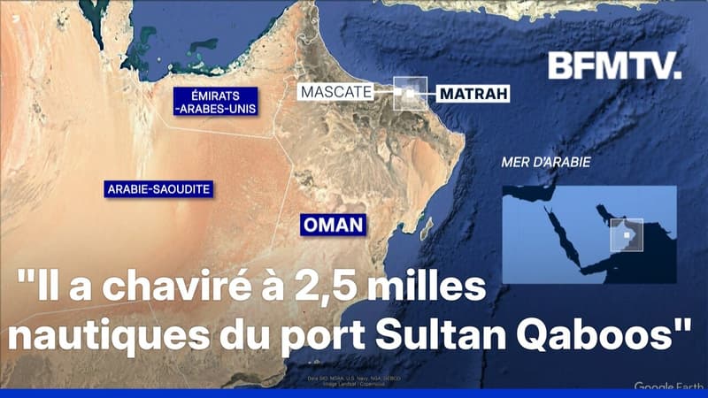 Au moins trois touristes français sont morts dans un naufrage au large d'Oman