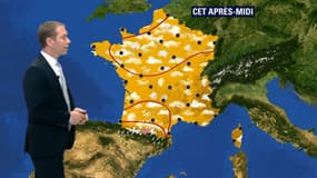 Vendredi, le temps restera estival mais il y aura des averses l'après-midi au Nord et des orages sur les Pyrénées.