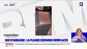 Marseille: disparue depuis plusieurs jours, la plaque commémorative de la rue d'Aubagne remplacée