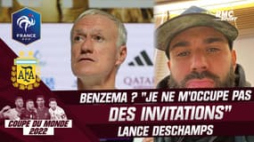 France - Argentine : Benzema ? "Je ne m'occupe pas des invitations" lance Deschamps