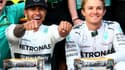 Lewis Hamilton et Nico Rosberg